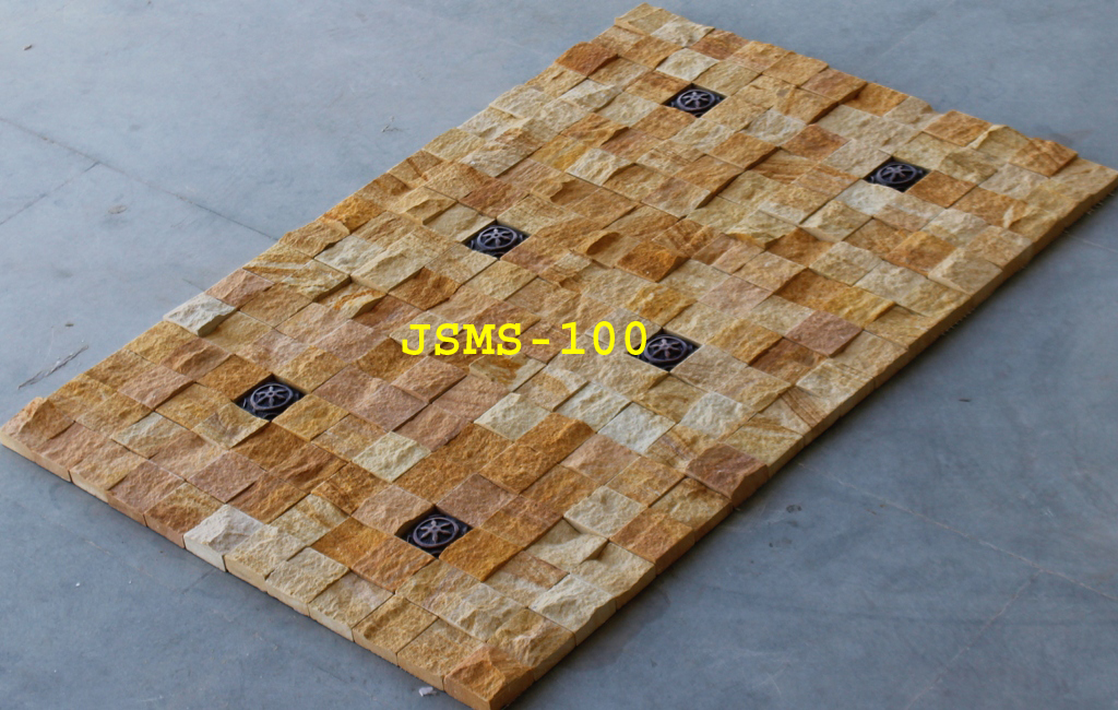 Stone Mosaic Tile For TV Unit and Bedroom Wall